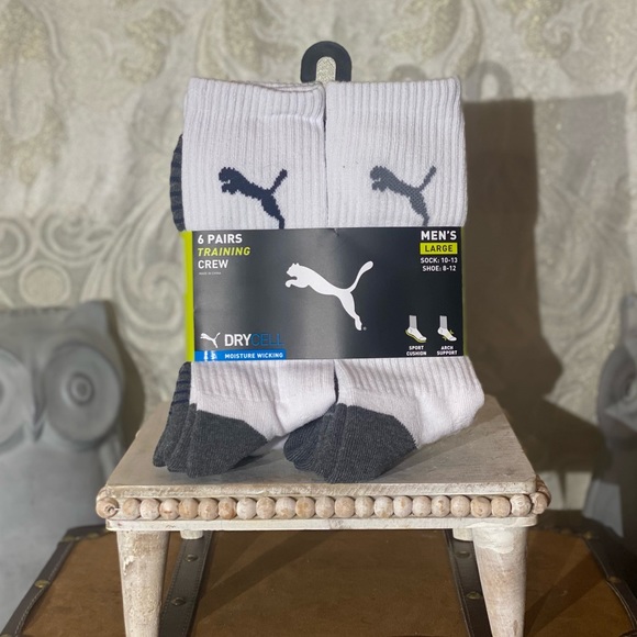 Puma Men's Training Crew Socks - Picture 2 of 4